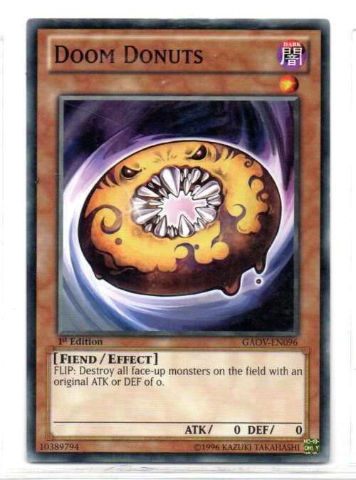 Yu-Gi-Oh! - Doom Donuts - 1st Ed/Common - Galactic Overlord (GAOV-EN096)