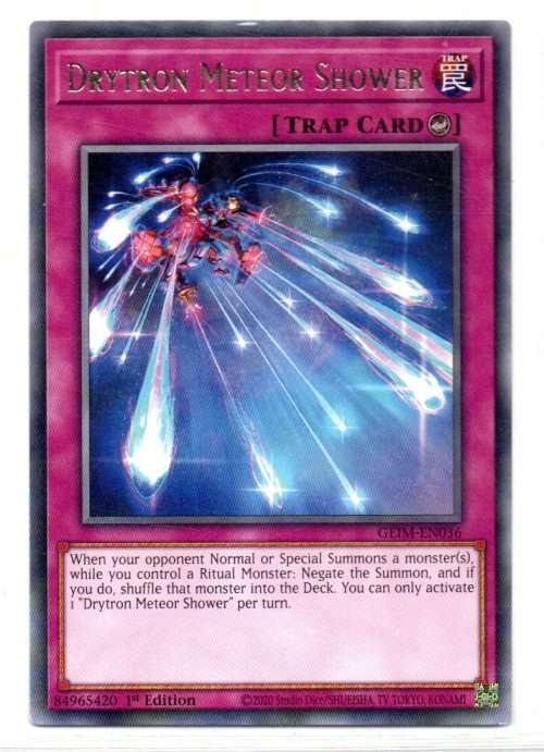 Yu-Gi-Oh! - Drytron Meteor Shower - 1st Ed/Rare - Genesis Impact (GEIM-EN036)