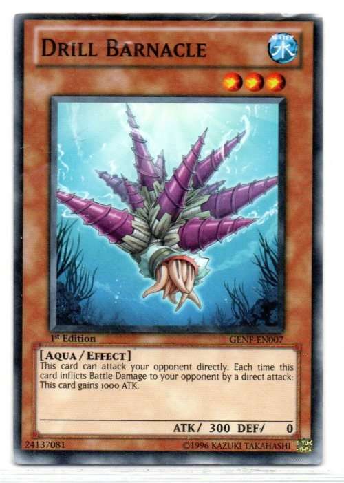 Yu-Gi-Oh! - Drill Barnacle - 1st Ed/Common - Generation Force (GENF-EN007)