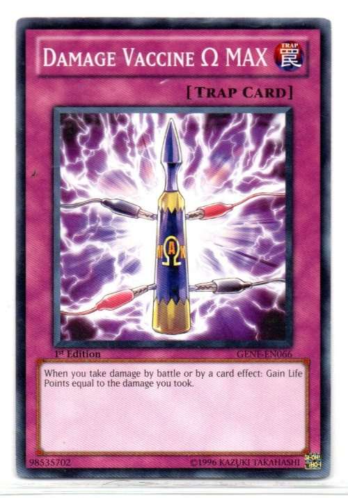 Yu-Gi-Oh! - Damage Vaccine  MAX - 1st Ed/Common - Generation Force (GENF-EN066)