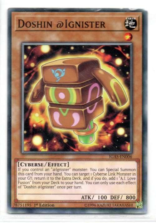 Yu-Gi-Oh! - Doshin @Ignister - 1st Ed/Common - Ignition Assault (IGAS-EN006)