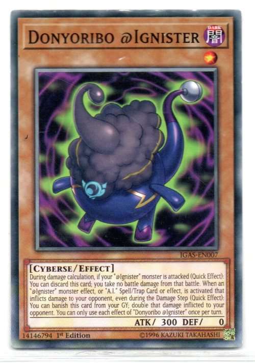 Yu-Gi-Oh! - Donyoribo @Ignister - 1st Ed/Common - Ignition Assault (IGAS-EN007)