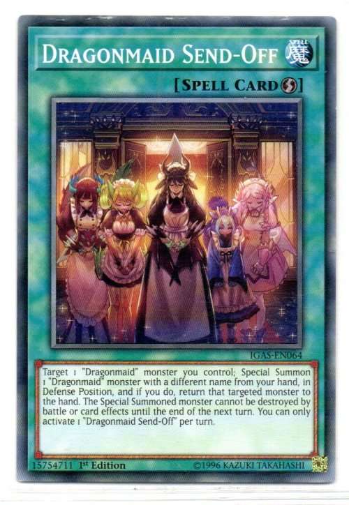 Yu-Gi-Oh! - Dragonmaid Send-Off - 1st Ed/Common - Ignition Assault (IGAS-EN064)
