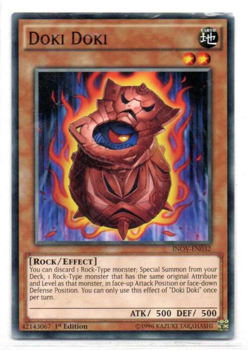 Yu-Gi-Oh! - Doki Doki - 1st Ed/Common - Invasion: Vengeance (INOV-EN032)