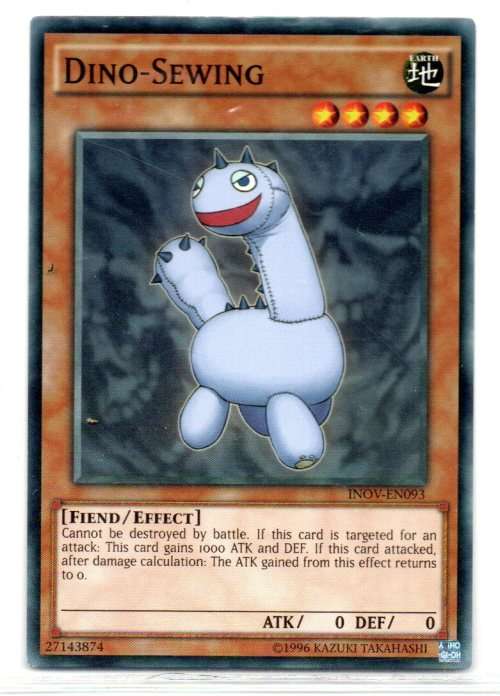 Yu-Gi-Oh! - Dino-Sewing - Common - Invasion: Vengeance (INOV-EN093)