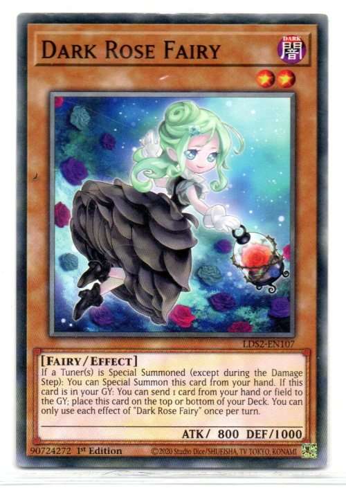 Yu-Gi-Oh!  - Dark Rose Fairy - 1st Ed/Common - Legendary Duelists: Season 2 (LDS2-EN107)