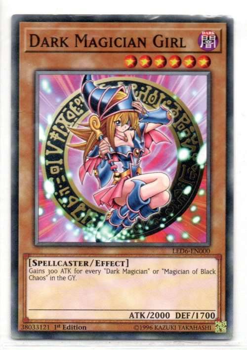 Yu-Gi-Oh!  - Dark Magician Girl - 1st Ed/Common - Legendary Duelists: Magical Hero (LED6-EN000)