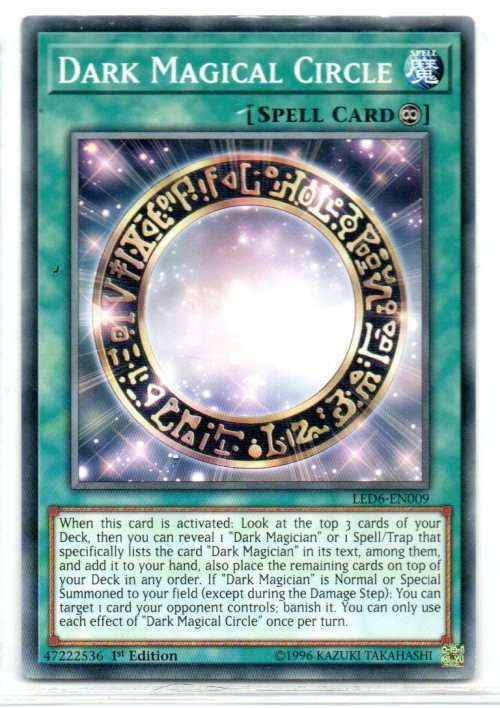 Yu-Gi-Oh!  - Dark Magical Circle - 1st Ed/Common - Legendary Duelists: Magical Hero (LED6-EN009)