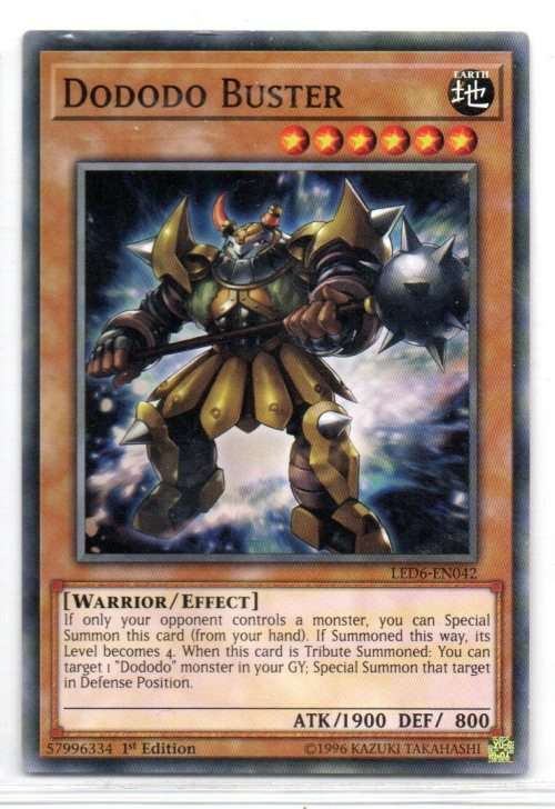 Yu-Gi-Oh!  - Dododo Buster - 1st Ed/Common - Legendary Duelists: Magical Hero (LED6-EN042)