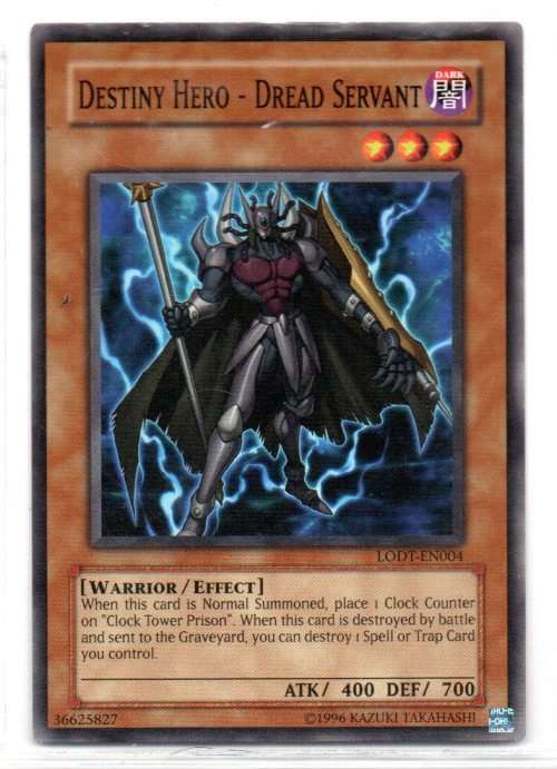Yu-Gi-Oh!  - Destiny Hero - Dread Servant - Common - Light of Destruction (LODT-EN004)