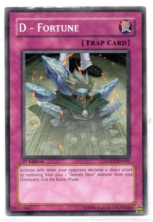 Yu-Gi-Oh!  - D-Fortune - 1st Ed/Common - Light of Destruction (LODT-EN066)