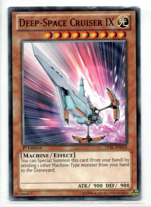 Yu-Gi-Oh!  - Deep-Space Cruiser IX- 1st Ed/Common - Legacy of the Valiant (LVAL-EN010)