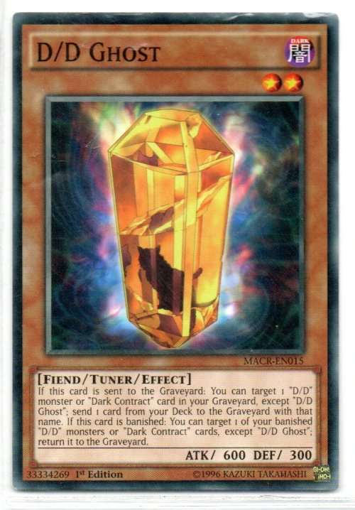 Yu-Gi-Oh!  - D/D Ghost - 1st Ed/Common - Maximum Crises (MACR-EN015)