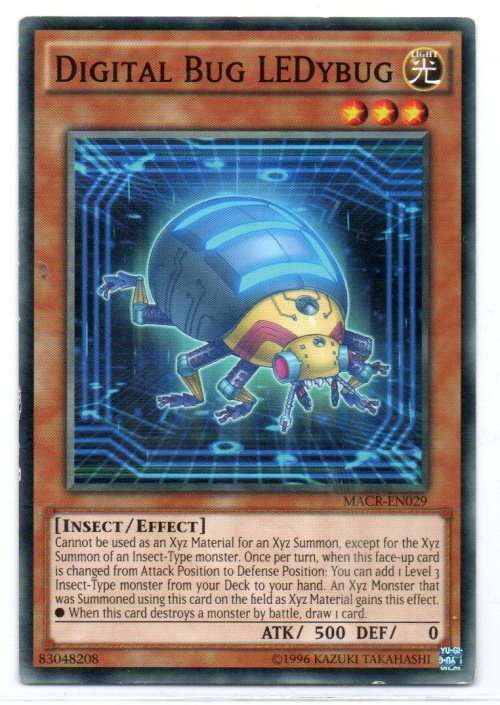Yu-Gi-Oh!  - Digital Bug LEDybug - Common - Maximum Crises (MACR-EN029)