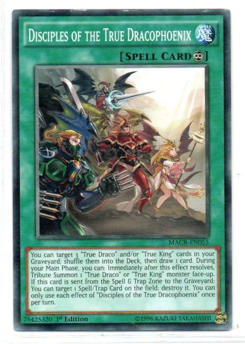 Yu-Gi-Oh!  - Disciples of the True Dracophoenix - 1st Ed/Common - Maximum Crises (MACR-EN055)