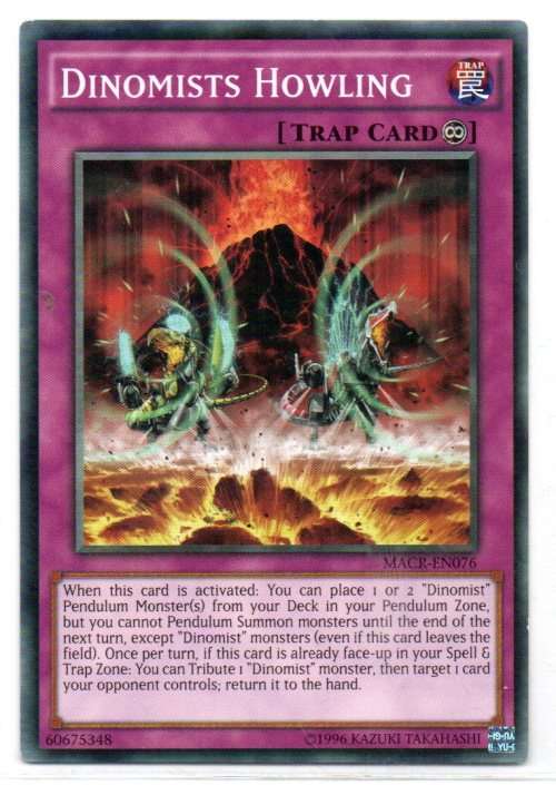 Yu-Gi-Oh!  - Dinomists Howling - Common - Maximum Crises (MACR-EN076)