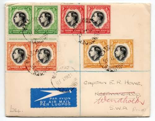 1937 South-West Africa Coronation of King George VI *12 May 37 Windhoek