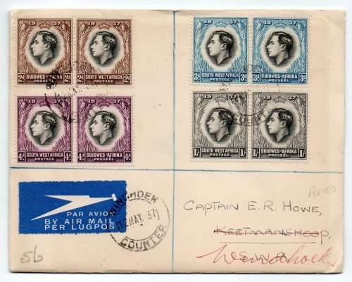 1937 South-West Africa Coronation of King George VI *12 May 37 Windhoek