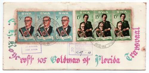 1968 South-West Africa Swart Commemoration