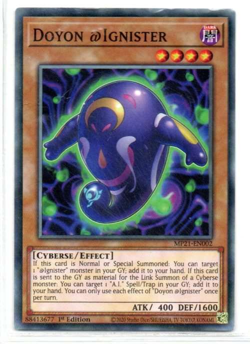 Yu-Gi-Oh!  - Doyon @Ignister - 1st Ed/Common - 2021 Tin of Ancient Battles (MP21-EN002)