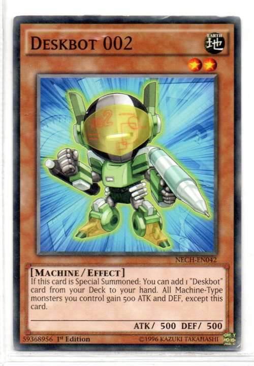 Yu-Gi-Oh!  - Deskbot 002 - 1st Ed/Common - The New Challengers (NECH-EN042)