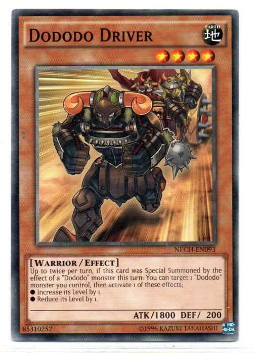 Yu-Gi-Oh!  - Dododo Driver - Common - The New Challenger (NECH-EN093)