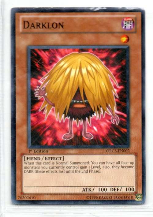 Yu-Gi-Oh!  - Darklon - 1st Ed/Common - Order of Chaos (ORCS-EN002)