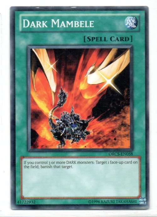 Yu-Gi-Oh!  - Dark Mambele - Common - Order of Chaos (ORCS-EN058)