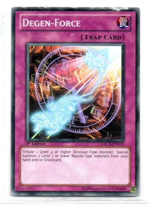 Yu-Gi-Oh!  - Degen-Forge - 1st Ed/Common - Order of the Chaos (ORCS-EN073)