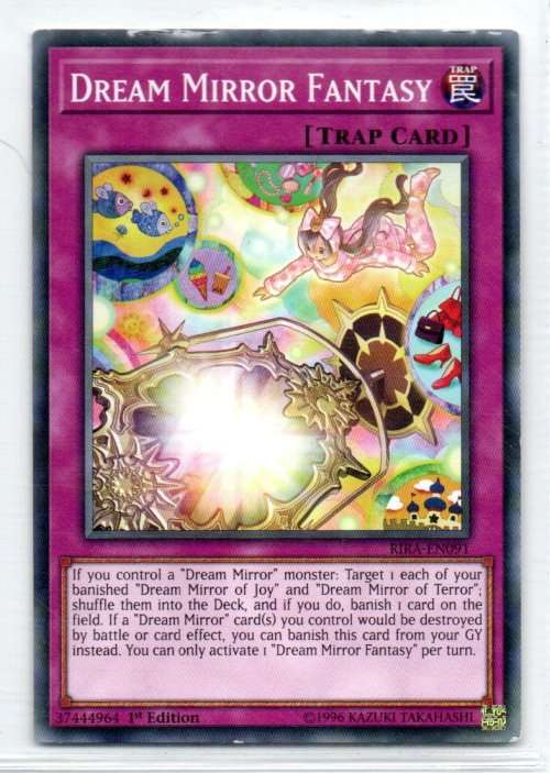 Yu-Gi-Oh! - Dream Mirror Fantasy - 1st Ed/Common -Rising Rampage (RIRA-EN091)