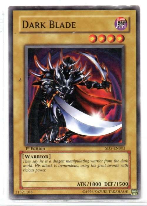 Yu-Gi-Oh! - Dark Blade - 1st Ed/Common - Structure Deck: Warrior`s Triumph (SD5-EN003)
