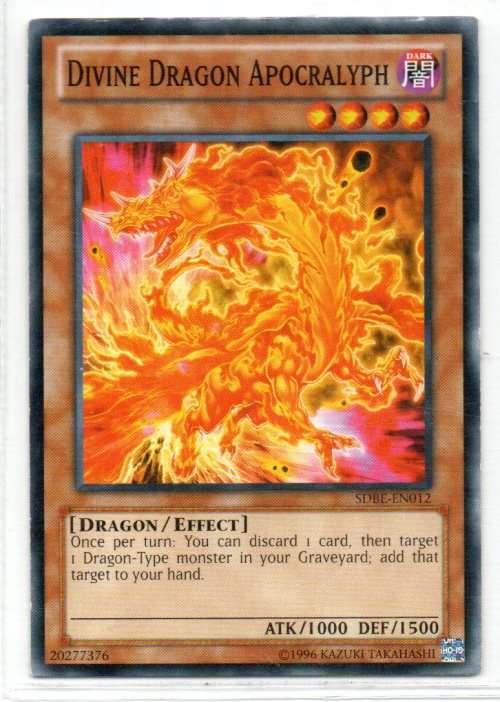Yu-Gi-Oh! - Divine Dragon Apocralyph - Common - Saga of Blue-Eyes White Dragon Structure Deck (SDBE-