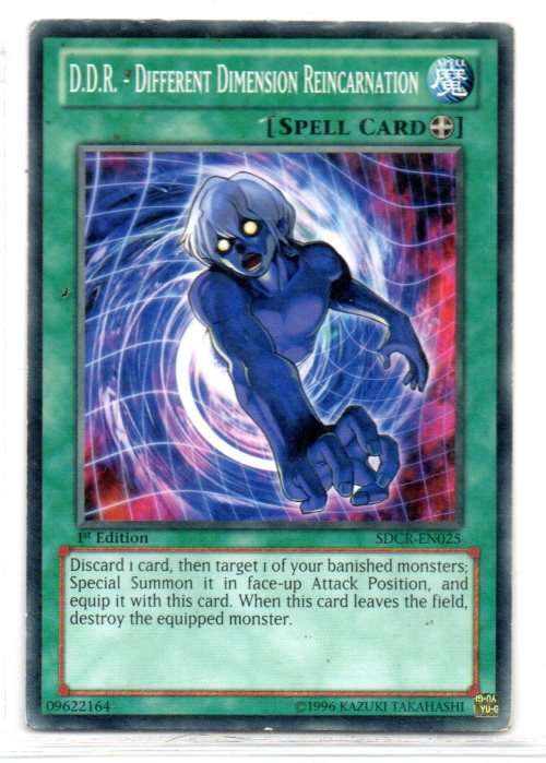 Yu-Gi-Oh! - D.D.R. - Different Dimension Reincarnation - 1st Ed/Common - Cyber Dragon Revolution Str
