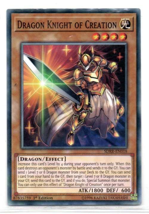 Yu-Gi-Oh! - Dragon Knight of Creation - 1st Ed/Common - Structure Deck: Roket Revolt (SDRR-EN018)