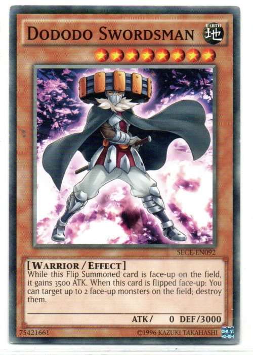 Yu-Gi-Oh! - Dododo Swordsman - Common - Secrets of Eternity (SECE-EN091)