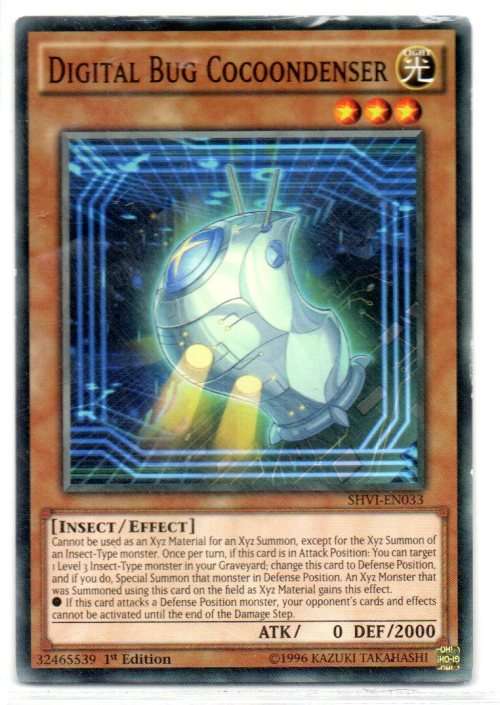 Yu-Gi-Oh! - Digital Bug Cocoondenser - 1st Ed/Common - Shining Victories (SHVI-EN033)