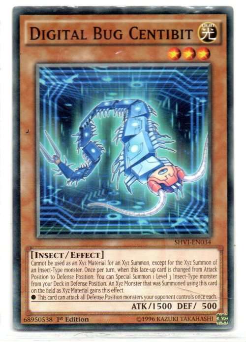 Yu-Gi-Oh! - Digital Bug Centibit - 1st Ed/Common - Shinig Victories (SHVI-EN034)