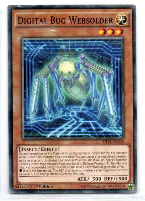 Yu-Gi-Oh! - Digital Bug Websolder - 1st Ed/Common - Shining Victories (SHVI-EN035)