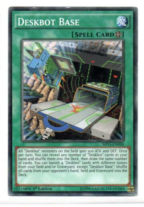 Yu-Gi-Oh! - Deskbot Base - 1st Ed/Common - Shining Victories (SHVI-EN068)