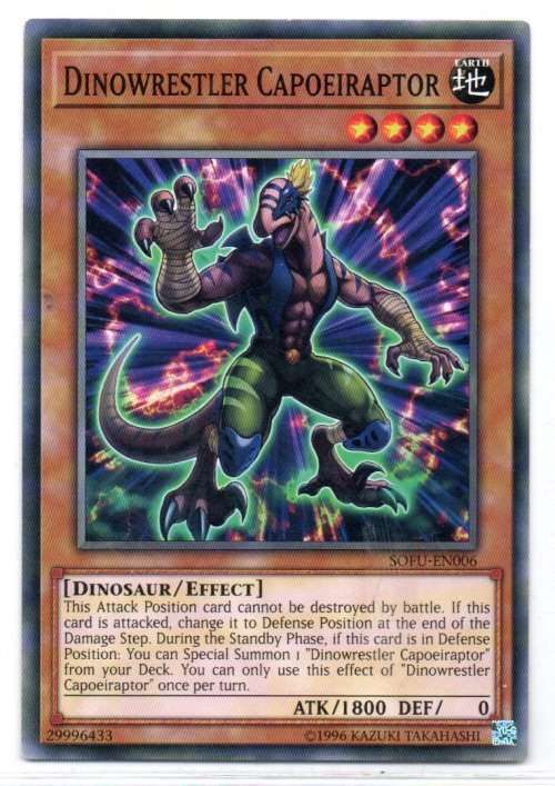Yu-Gi-Oh! - Dinowrestler Capoeiraptor - Common - Soul Fusion (SOFU-EN006)