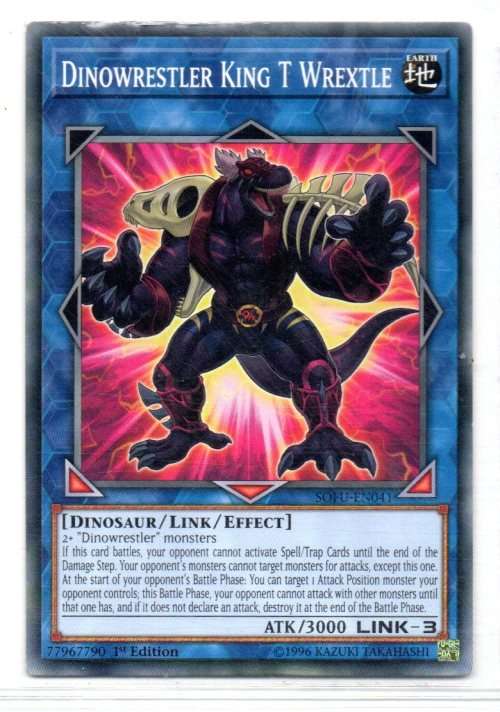 Yu-Gi-Oh! - Dinowrestler King T Wrextle - 1st Ed/Common - Soul Fusion (SOFU-EN041)