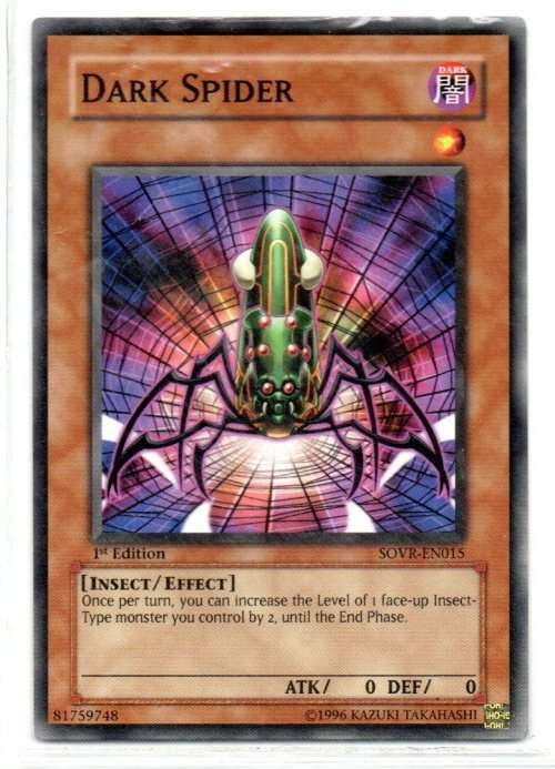 Yu-Gi-Oh! - Dark Spider - 1st Ed/Common - Stardust Overdrive (SOVR-EN015)