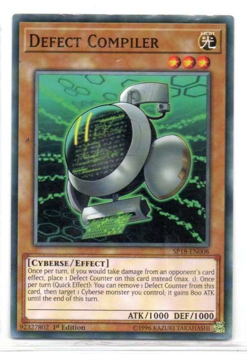 Yu-Gi-Oh! - Defect Compiler - 1st Ed/Common - Star Pack VRAINS (SP18-EN008)