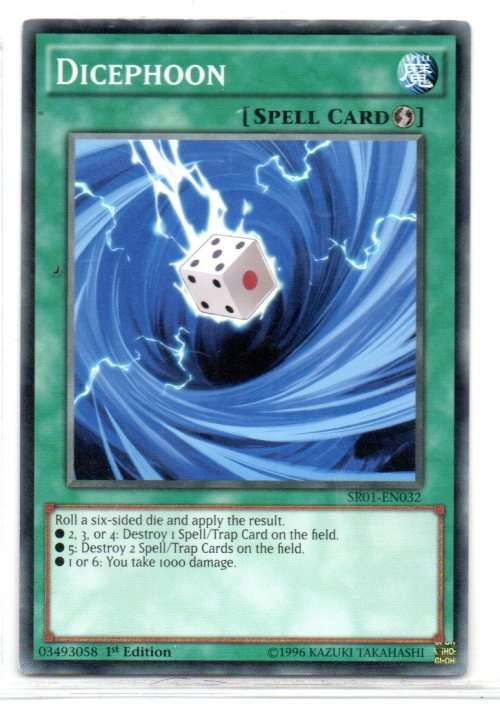 Yu-Gi-Oh! - Dicephoon - 1st Ed/Common - Emperor of Darkness Structure Deck (SR01-EN032)