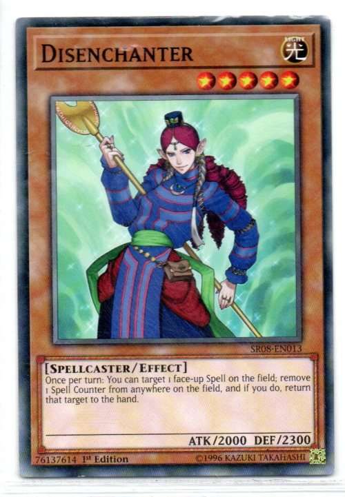Yu-Gi-Oh! - Disenchanter - 1st Ed/Common - Structure deck: Order of the Spellcasters (SR08- EN013)