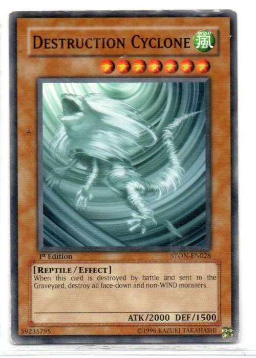 Yu-Gi-Oh! - Destruction Cyclone - 1st Ed/Common - Strike of Neos (STON-EN028)