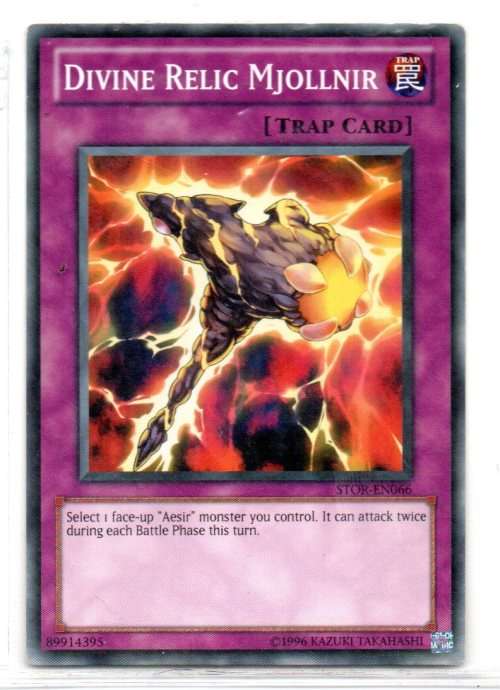Yu-Gi-Oh! - Divine Relic Mjollnir - Common - Storm of Ragnarok (STOR-EN066)