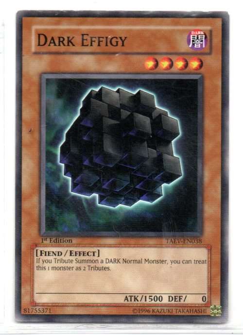 Yu-Gi-Oh! - Dark Effigy - 1st Ed/Common - Tactical Evolution (TAEV-EN038)