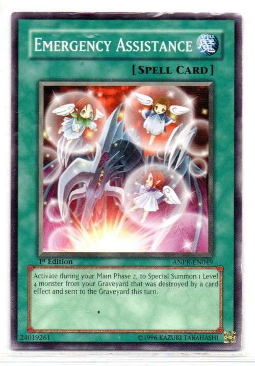 Yu-Gi-Oh! - Emergency Assistance - 1st Ed/Common - Ancient Prophecy (ANPR-EN049)