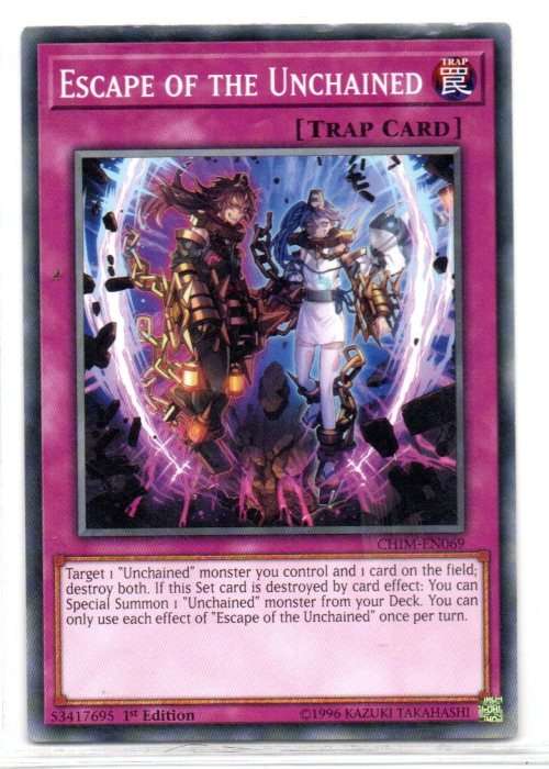 Yu-Gi-Oh! - Escape of the Unchained - 1st Ed/Common - Chaos Impact (CHIM-EN069)
